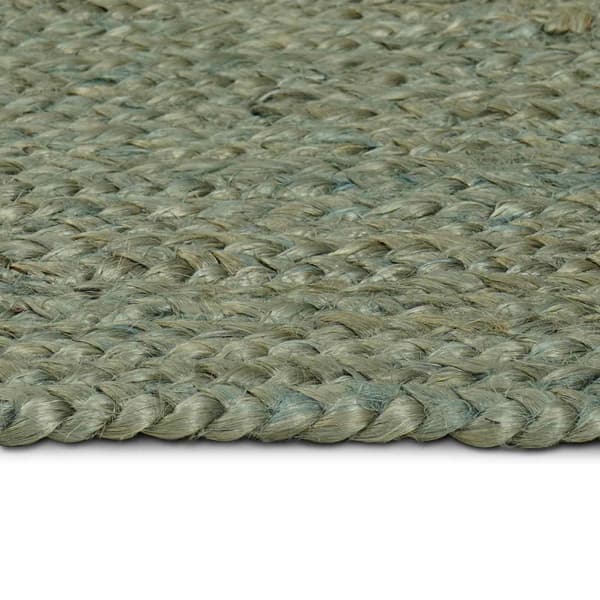 Områdesmattor Rektangulär Olivgrön 200 x 290 cm Jute