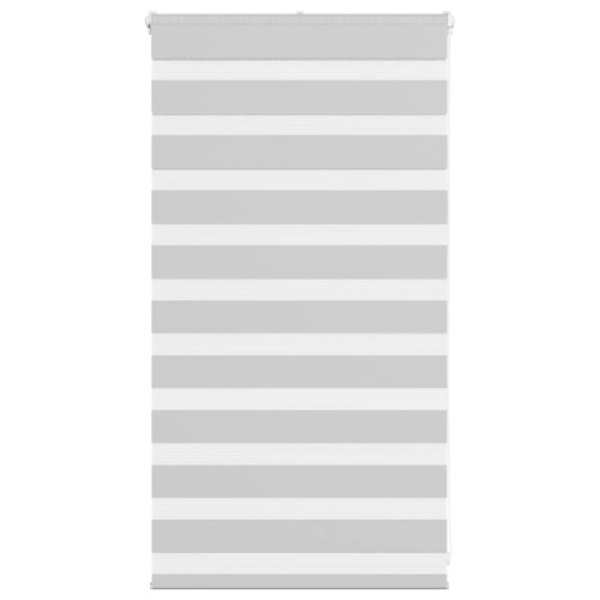 Rullgardin zebra ljusgrå 80x100 cm tyg bredd 75,9 cm polyester