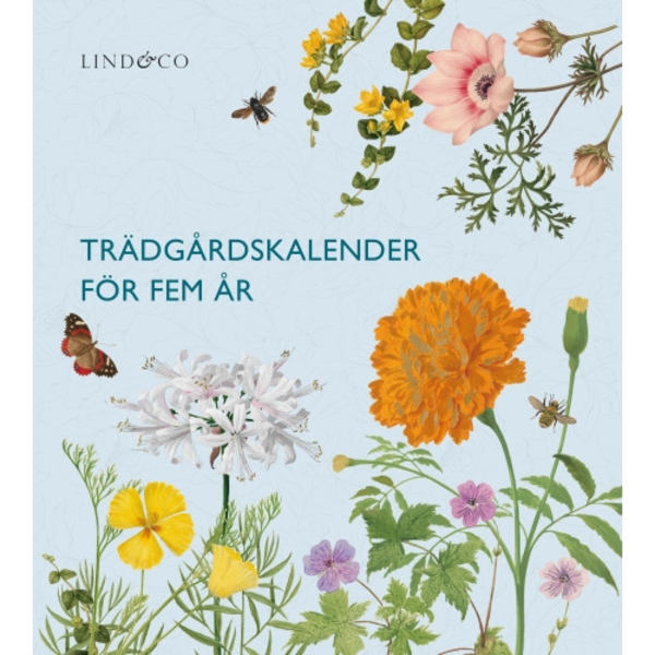 Trädgårdskalender för fem år (inbunden)
