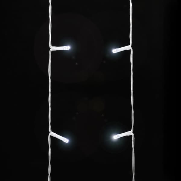 Julgransbelysning 320 LED kallvit 375 cm