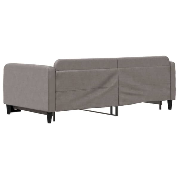 Dagbädd utdragbar taupe 100x200 cm tyg