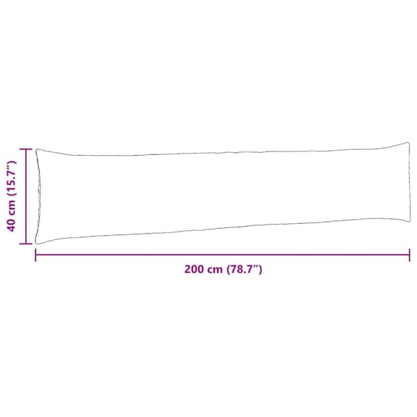 Sofakuddar 2 pcs Vinröd 200 x 40 cm Kordread tyg