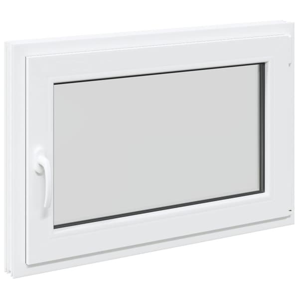 Källarfönster RISOR 50 x 55 cm PVC och glas