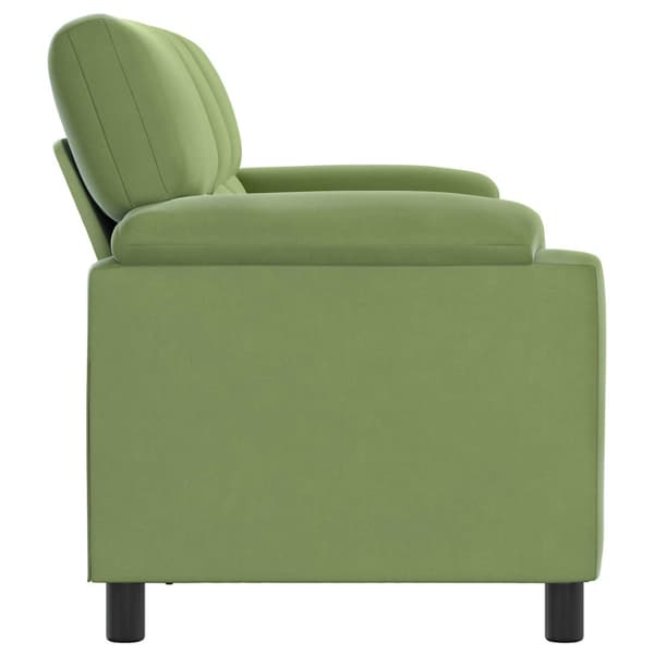 Soffa Ljusgrön 214 x 85 x 93 cm Sammet