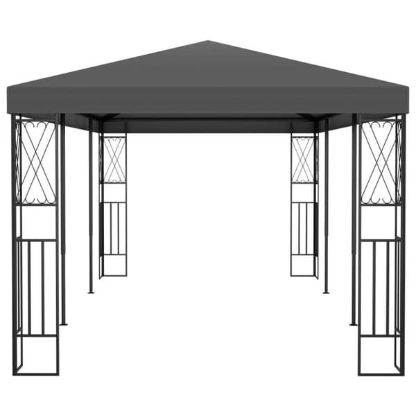 Paviljong 3x6 m antracit tyg