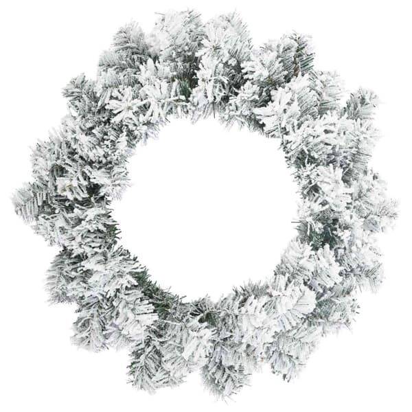 Mini-julgransset 90 cm PVC Grön och Vit