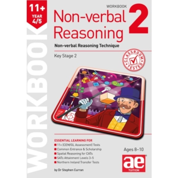 11+ Non-verbal Reasoning Year 4/5 Workbook 2 (häftad, eng)