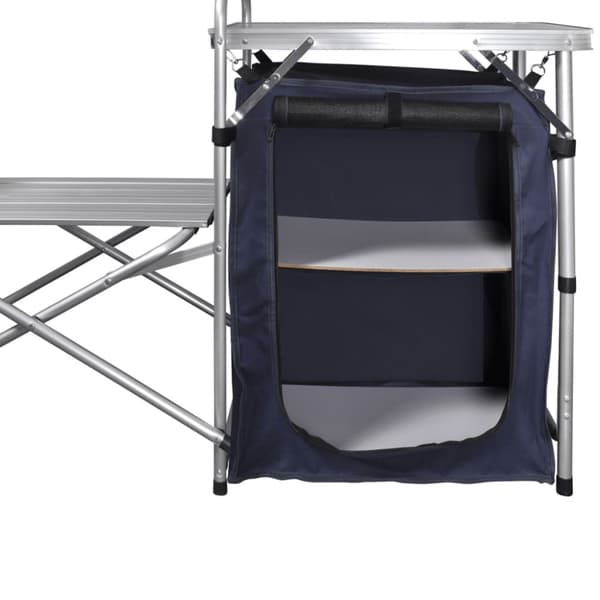 Campingkök med vindskydd i aluminium