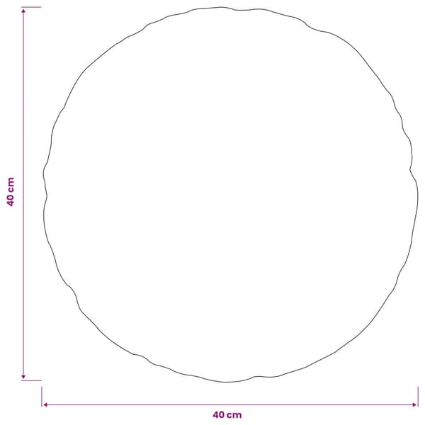 Kuddöverdrag 6 st HEERLEN Grön Ø 40 cm Polyester