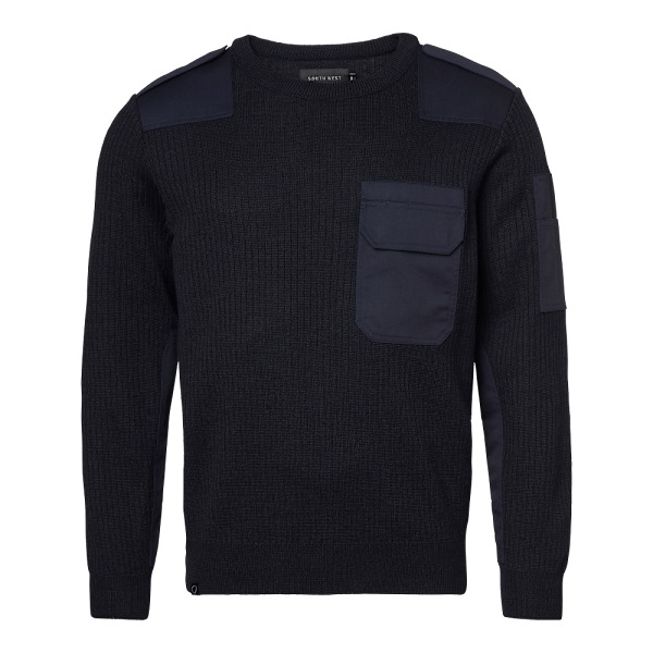 Nato Pullover Round Neck Dark navy Unisex