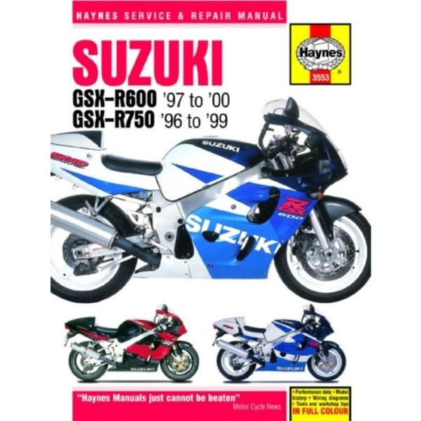 Suzuki GSX-R600 & 750 (96 - 00) Haynes Repair Manual (häftad, eng)