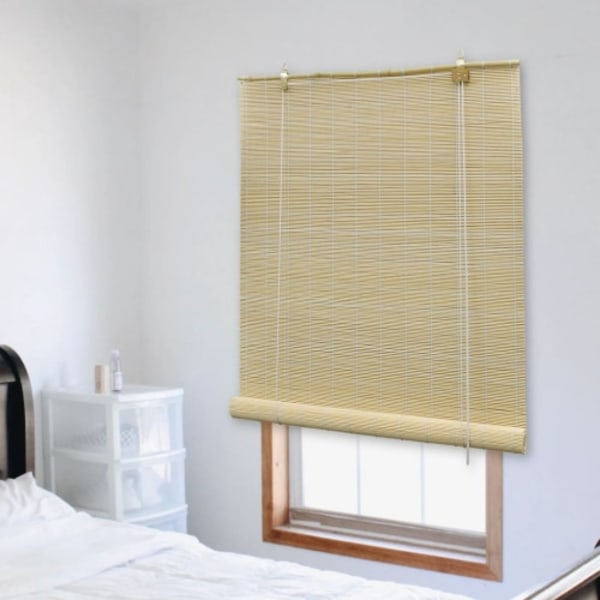 Rullgardin bambu 150x160 cm naturlig