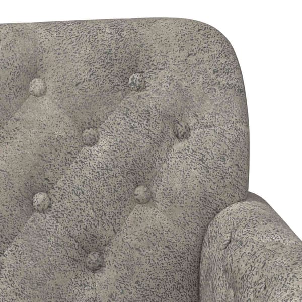 Loveseat med knapprapport Ljusgrå 120 x 65 x 78 cm