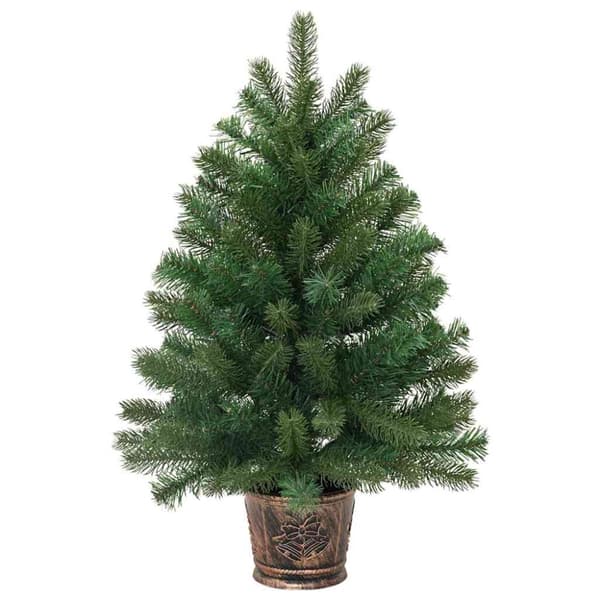 Konstgjord julgran Grön 75 cm PE och PVC