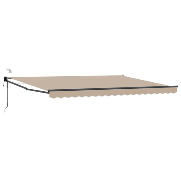 Elektrisk Retraktabel Markis Beige 4 × 3 m