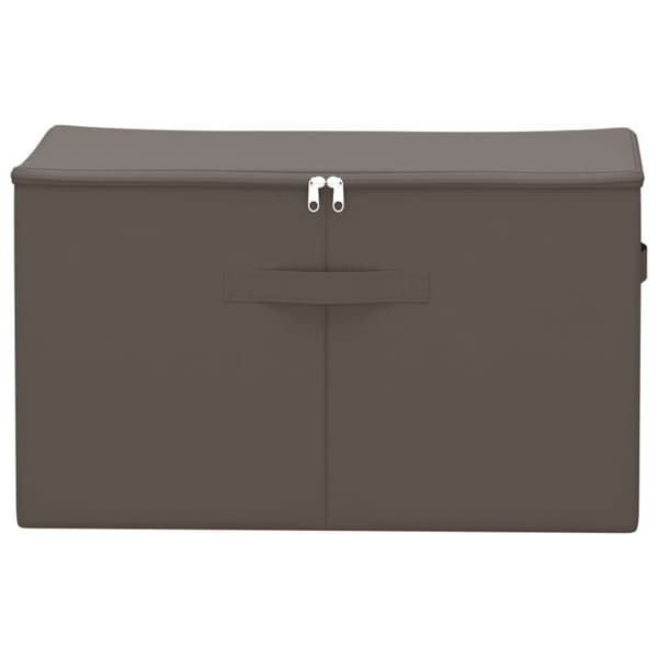 Förvaringslåda Grå 60 x 43 x 35 cm Non-woven tyg