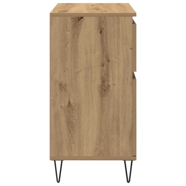 Sideboard Artisan Ek 60 x 35 x 70 cm Konstruerat trä och järn