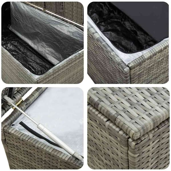 Dynbox konstrotting 100x50x50 cm grå