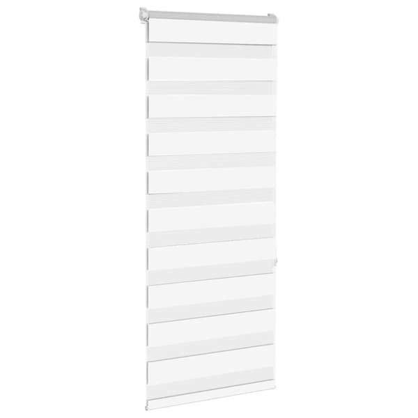 Rullgardin zebra vit 65x150 cm tyg bredd 60,9 cm polyester