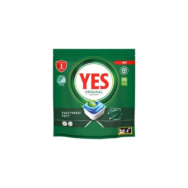 Maskindisk YES Original tabletter 99/fp