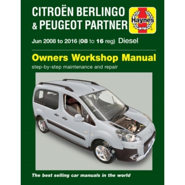 Citroen Berlingo & Peugeot Partner Diesel (June 08 - 16) 08 to 16 Haynes Repair Manual (häftad, eng)