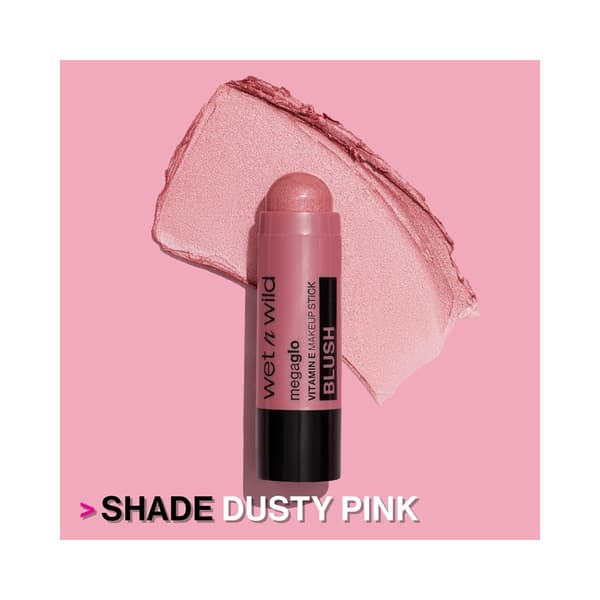Mega Glo Make-up Stick Blush Dusty Pink 6g