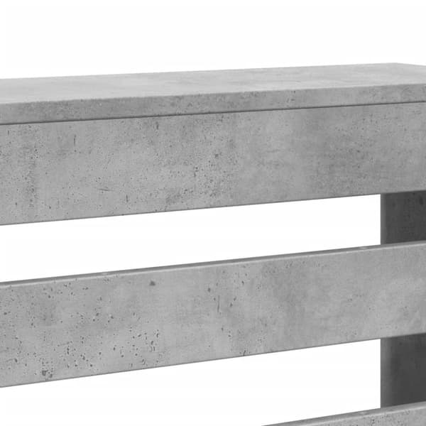 Elementskydd betonggrå 78x20x82 cm konstruerat trä
