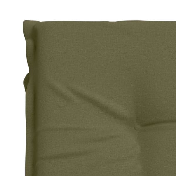 Solstol Kudde GEMERT 100% Polyester Olivgrön 190 x 80 x 9 cm