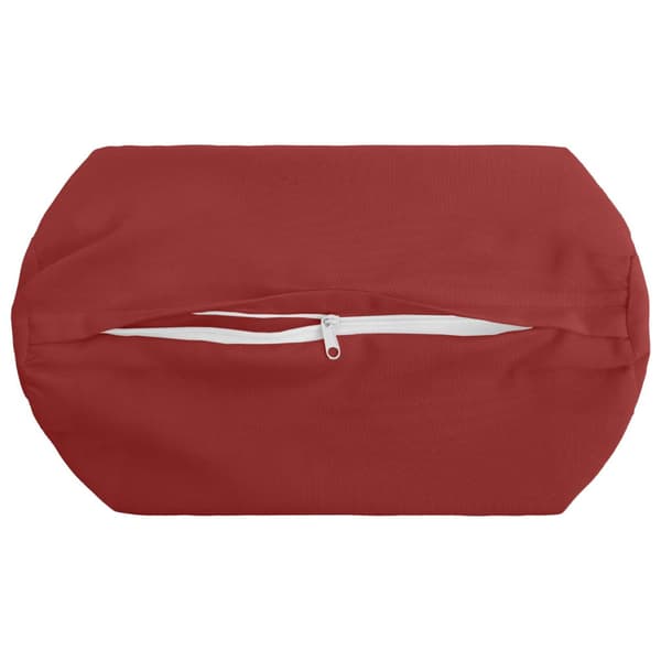 Kuddöverdrag 6 st HEERLEN Vinröd Ø 15 x 40 cm Polyester