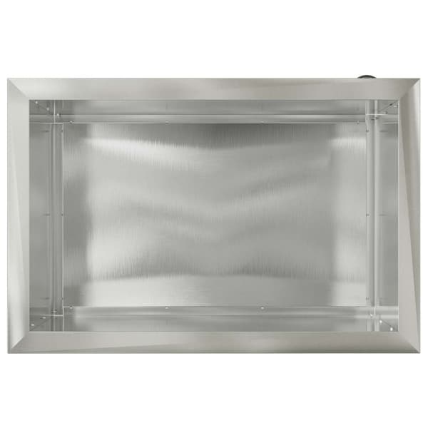 Odlingslåda med LED 2 st Silver 40 x 60 x 40 cm Rostfritt stål