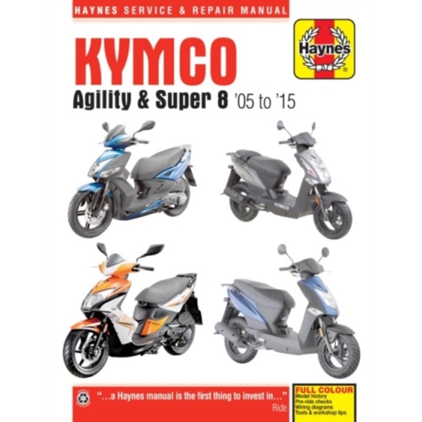 Kymco Agility & Super 8 Scooters (05 - 15) (häftad, eng)