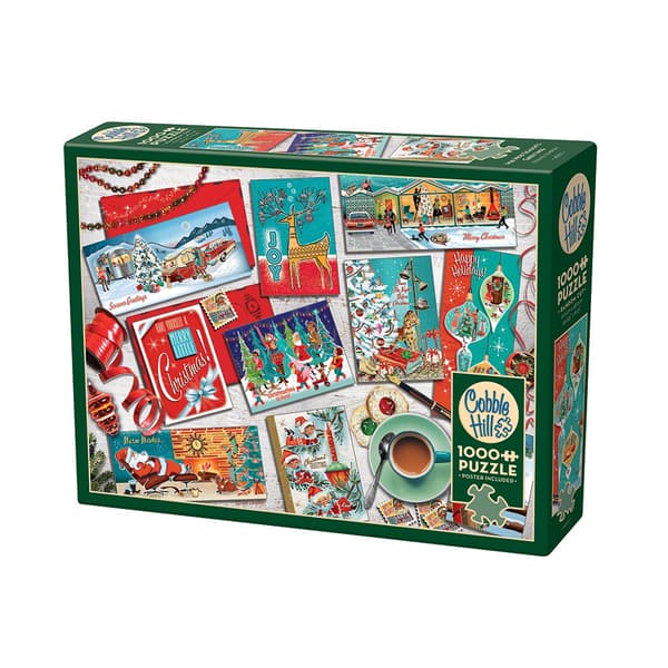 Mid Mod Season's Greetings, Pussel, 1000 bitar, Cobble Hill