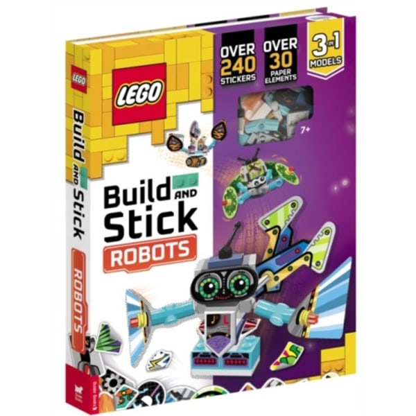 LEGO® Books: Build and Stick: Robots (inbunden, eng)
