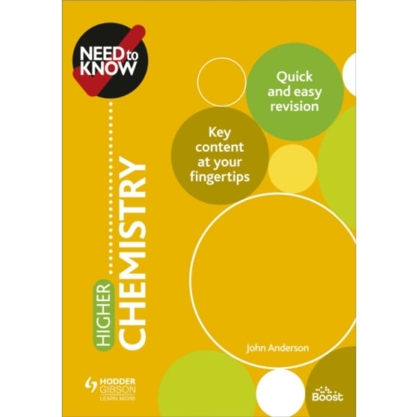 Need to Know: Higher Chemistry (häftad, eng)