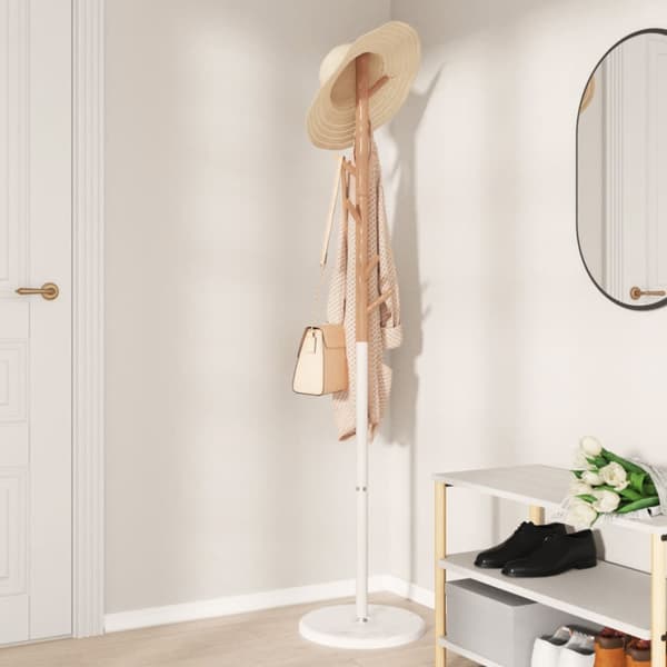 Klädställning vit 172 cm pulverlackerat järn