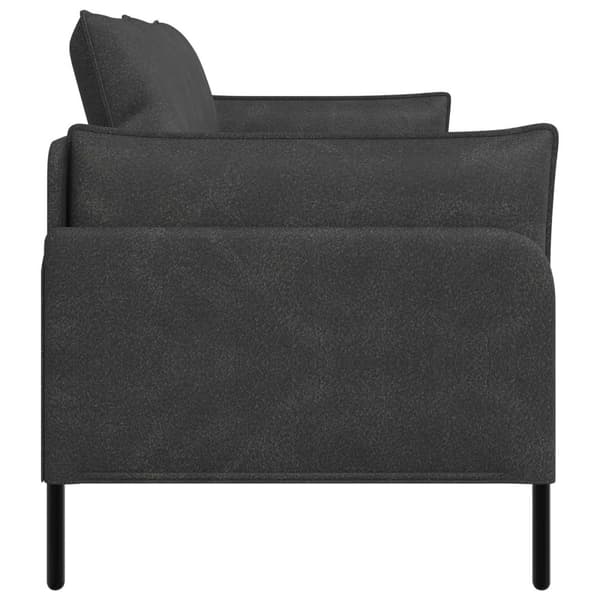 2-sits soffa Svart 188 x 81 x 89 cm Konstläder