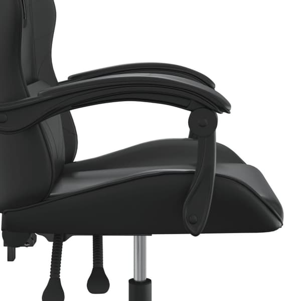 Gamingstol svart konstläder