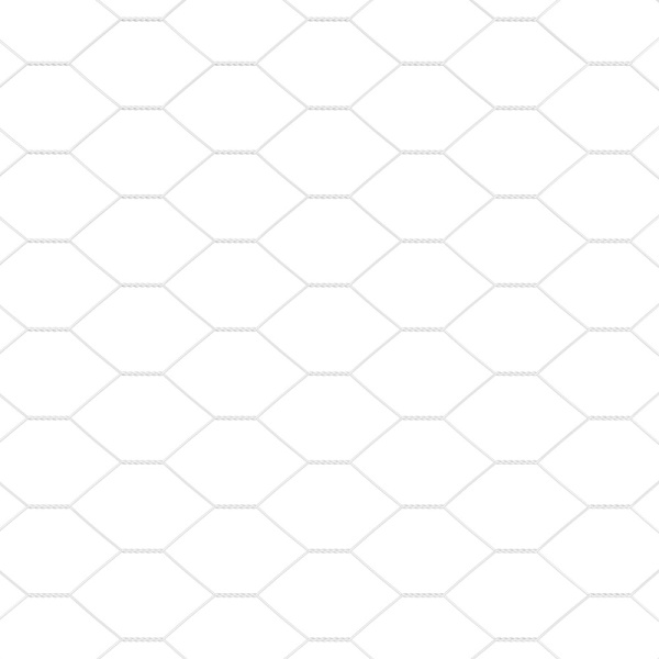 Hexagonstängsel Silver 0,8 x 10 m Galvaniserat stål