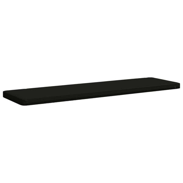 1-delad Bänk Kudde VUGHT 100% Polyester Svart 200 x 50 x 5 cm