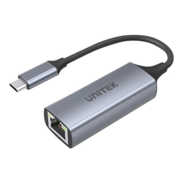 Unitek U1312A - nätverksadapter - USB-C 3.1 Gen 1 - Gigabit Ethernet x 1 Grå