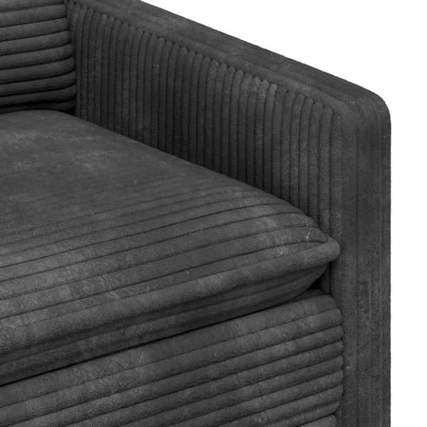 Soffa Mörkgrå 156 x 81 x 87,5 cm Polyester