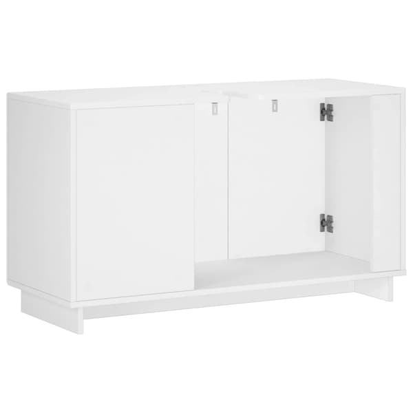 Badrumsskåp Vit 101 x 41 x 58 cm Konstruerat trä
