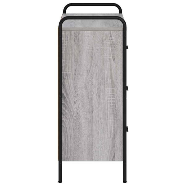 Sideboard Grå Sonoma 97 x 33 x 81 cm Konstruerat trä