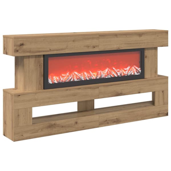 Elektrisk eldstad Artisan-ek 150 x 21 x 77 cm Konstruerat trä
