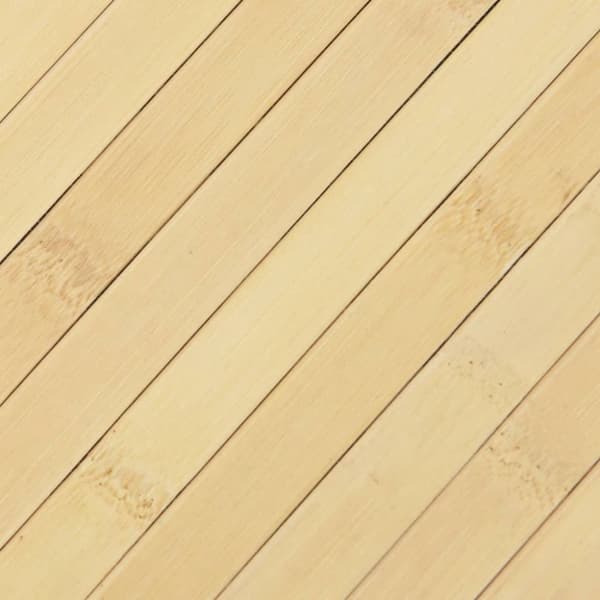 Matta rektangulär ljus naturlig 100x300 cm bambu