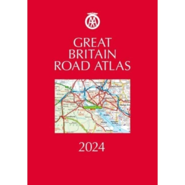 Great Britain Road Atlas 2024 (inbunden, eng)