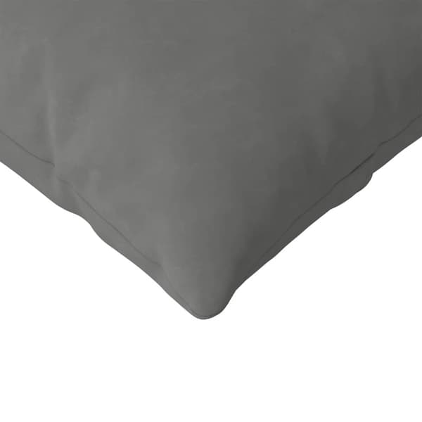 Sofakuddar 2 pcs Mörkgrå 145 x 40 cm tyg