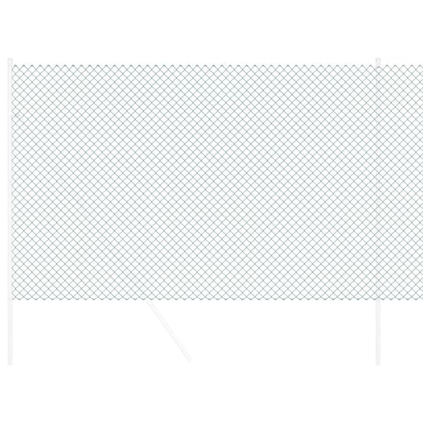 Kedjelänk Stängsel 25 x 1,6 m Stål Grön