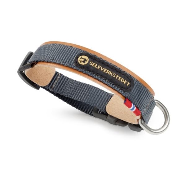 Secure Dog Collar Grå