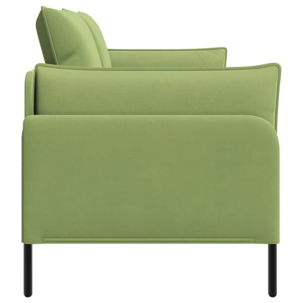 2-sits soffa 2-sits Ljusgrön 188 x 81 x 89 cm Sammet